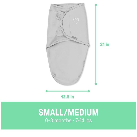 SwaddleMe by Ingenuity Original Swaddle - Size Small/Medium * Baby106 - Picture 2 of 5